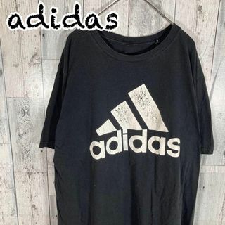 adidas アディダスクラックプリントロゴTシャツ(Tシャツ/カットソー(半袖/袖なし))