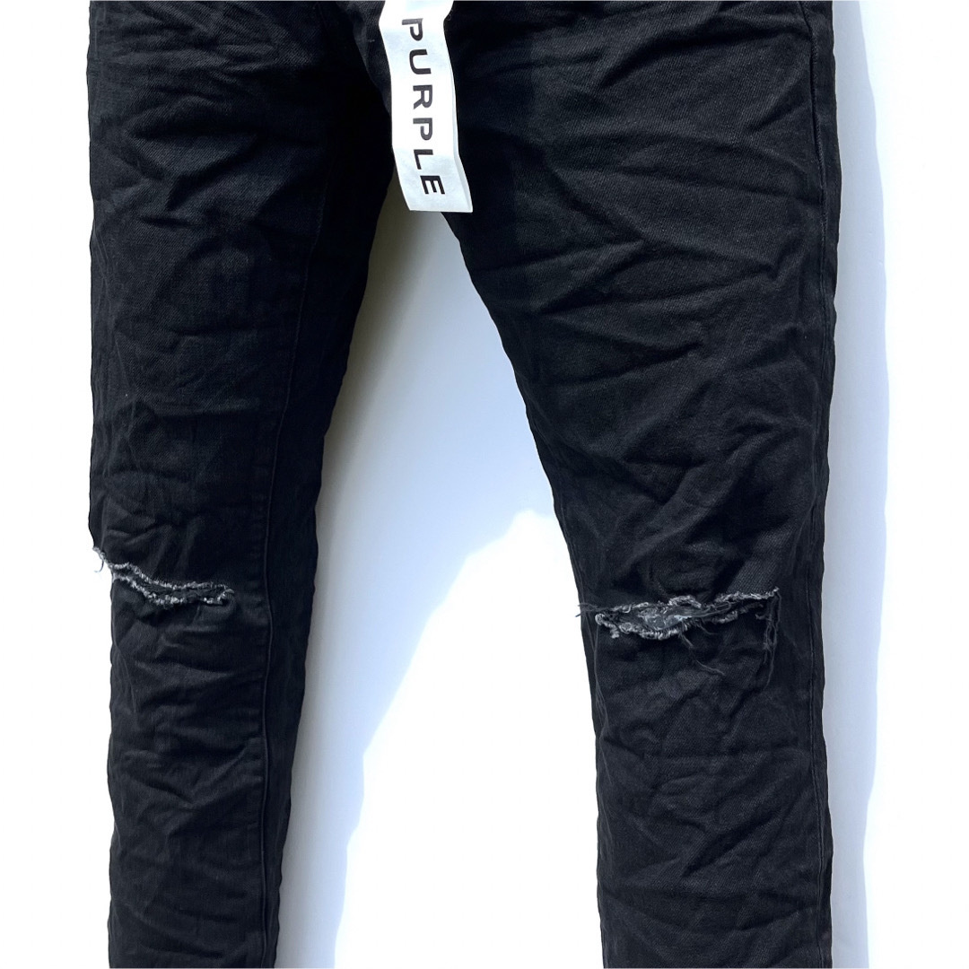 新品 PURPLE BRAND ブラックスキニーデニム 31 パープルブランド 新品 PURPLE BRAND ブラックスキニーデニム 31 パープルブランド