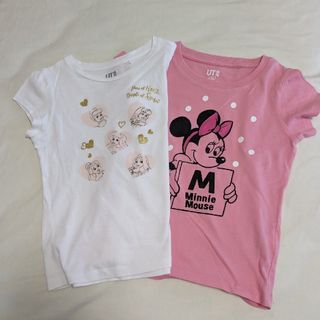 ユニクロ(UNIQLO)のUNIQLO　Ｔシャツセット　110　ディズニー(Tシャツ/カットソー)