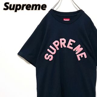 Supreme - 美品 人気モデル シュプリーム シェニール アーチ ロゴ 半袖 Ｔシャツ