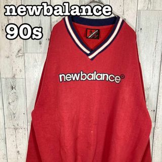 ニューバランス(New Balance)の95【90s】ニューバランス　刺繍ロゴスエット ヴィンテージ スポーツミックス(スウェット)