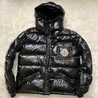 モンクレール(MONCLER)のモンクレール　K2 ダウンジャケット　黒　1 ブラック(ダウンジャケット)