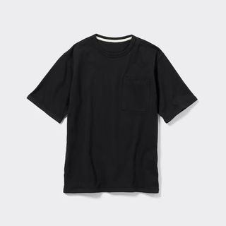 ジーユー(GU)の40. リバーシブルT(5分袖) beautiful people ブラック(Tシャツ/カットソー(半袖/袖なし))