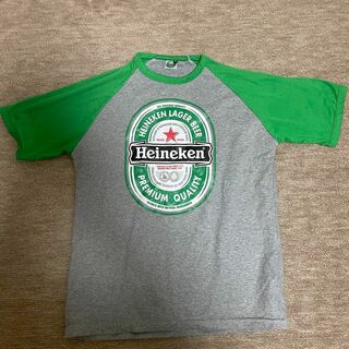 Heineken 正式企業タグ　輸入品　ラグラン　Tシャツ　ゆるダボ　XL(Tシャツ/カットソー(半袖/袖なし))