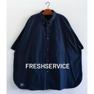 コモリ(COMOLI)のFreshService UTILITY S/S B.D SHIRT NAVY(Tシャツ/カットソー(半袖/袖なし))