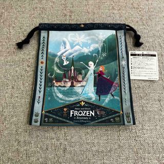 ディズニー(Disney)の【新品未使用】ディズニー　ファンタジースプリングス　アナ雪　きんちゃく(キャラクターグッズ)