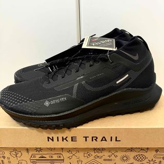 NIKE - 新品 Nike リアクト ペガサス トレイル 4 ゴアテックス 黒 28.5cm