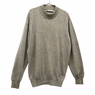 ジョセフィン 長袖 カシミヤ100% ハイネック セーター グレー Josephin ニット モックネック メンズ