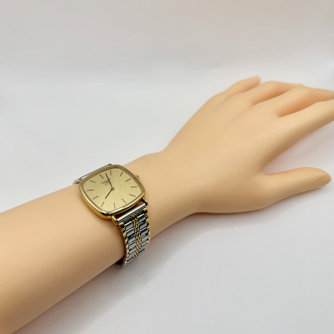 LONGINES - LONGINES ロンジン 腕時計 クォーツ 2針 スクエア LONGINES - LONGINES ロンジン 腕時計 クォーツ 2針 スクエア