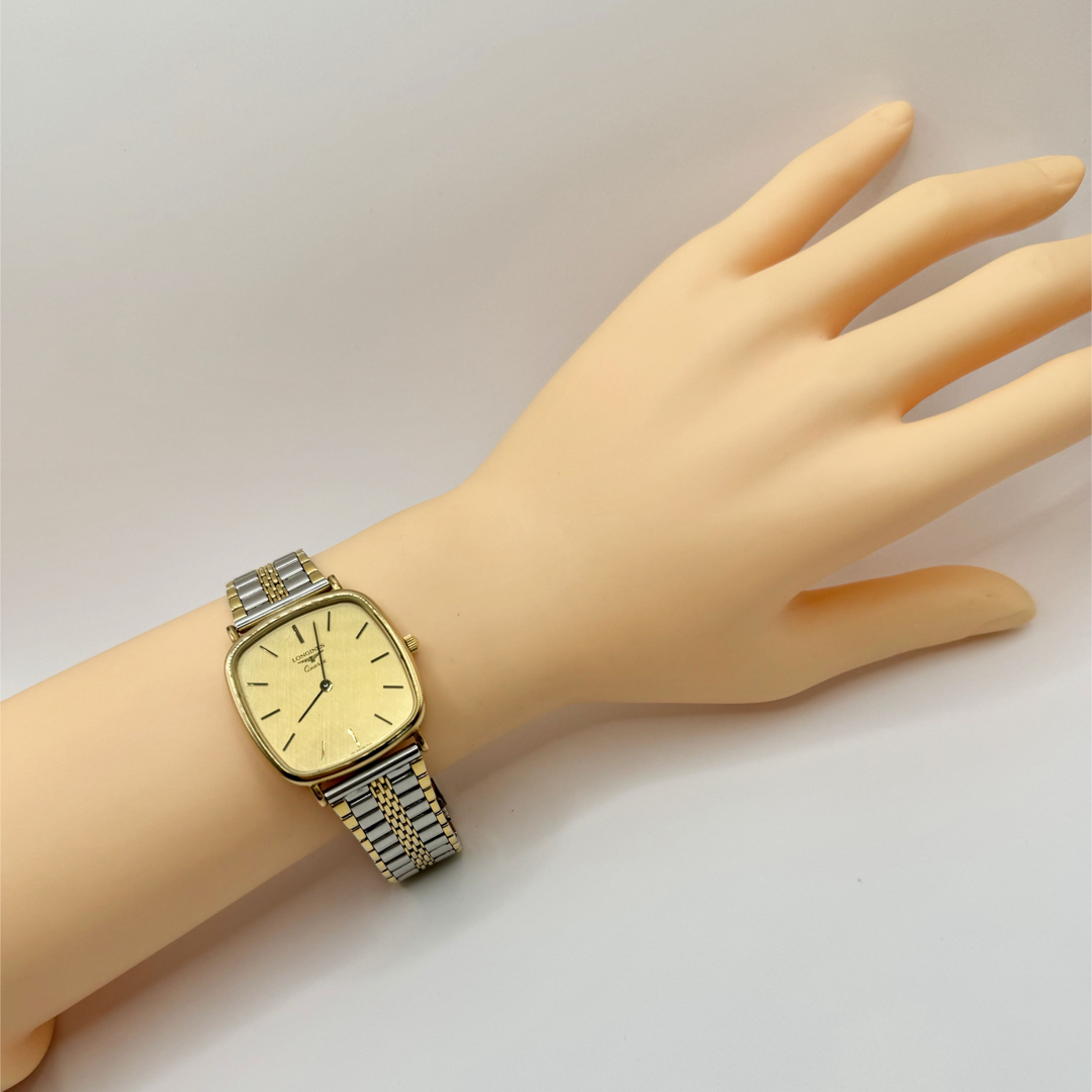 LONGINES - LONGINES ロンジン 腕時計 クォーツ 2針 スクエア LONGINES - LONGINES ロンジン 腕時計 クォーツ 2針 スクエア