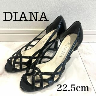 ✨限定一点✨DIANA ダイアナ パンプス サンダル ラウンドトゥ ブラック(ローファー/革靴)