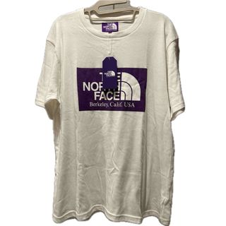 ザノースフェイス(THE NORTH FACE)の【新品】THE NORTH FACE PURPLE LABEL ロゴT ホワイト(Tシャツ/カットソー(半袖/袖なし))