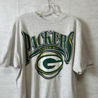 ビンテージＴシャツ　シングルステッチ　90年90Ｓ　灰色グレー霜降りメンズ　古着(Tシャツ/カットソー(半袖/袖なし))