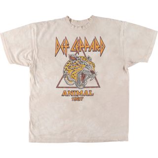 古着 DEF LEPPARD デフレパード バンドTシャツ バンT メンズL /eaa454902(Tシャツ/カットソー(半袖/袖なし))