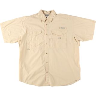 コロンビア(Columbia)の古着 コロンビア Columbia PFG 半袖 フィッシングシャツ メンズXL /eaa448836(シャツ)