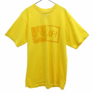 ナイキ(NIKE)のナイキ エアジョーダン プリント 半袖 Tシャツ S イエロー NIKE メンズ(Tシャツ/カットソー(半袖/袖なし))