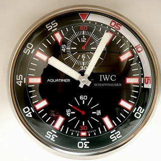 インターナショナルウォッチカンパニー(IWC)のレア IWC アクアタイマー AQUATIMER 非売品 ショールーム 掛時計(掛時計/柱時計)