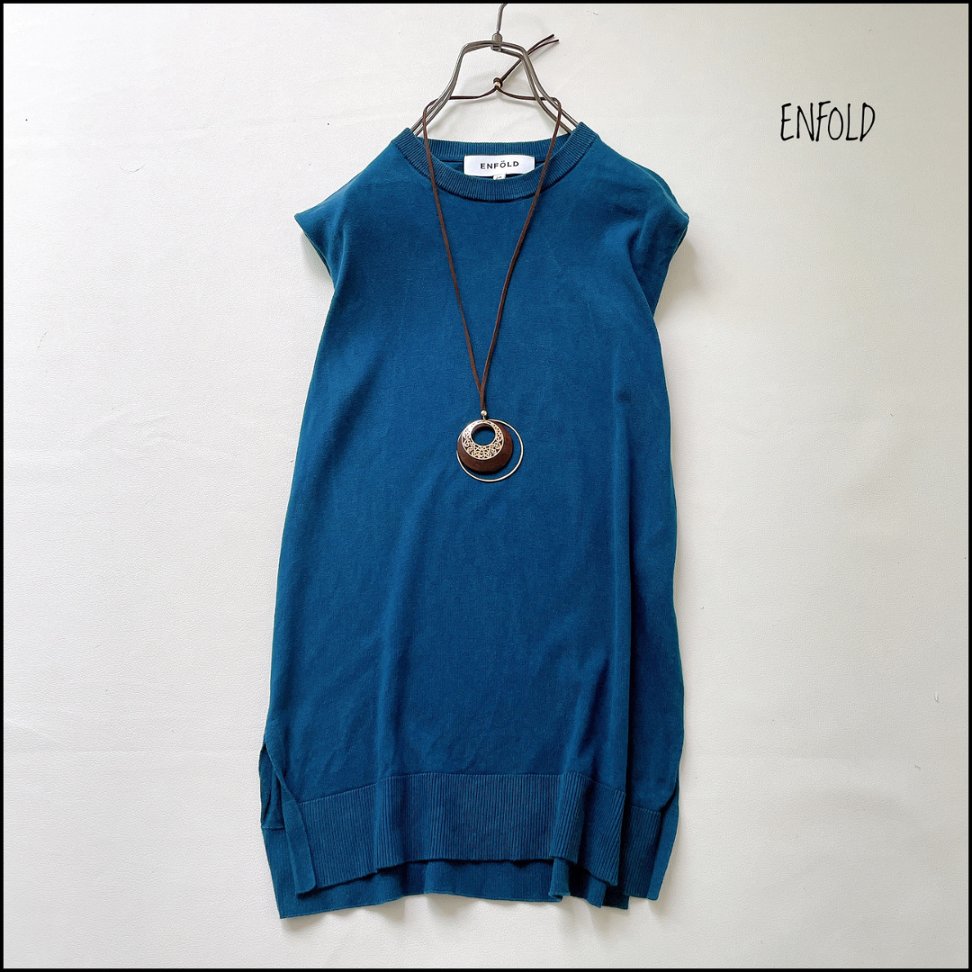 ENFOLD - 【美品】【人気】ENFOLD　着れば美ボディに！若見えも叶う神トップス