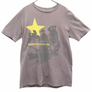 TMT - ティーエムティー プリント 半袖 Tシャツ M グレー TMT メンズ