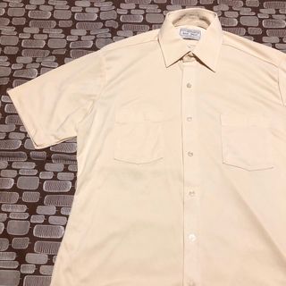 ヴィンテージ(VINTAGE)の【極美品】Searsシアーズ ポリエステルニットシャツ L 半袖 デッドストック(シャツ)