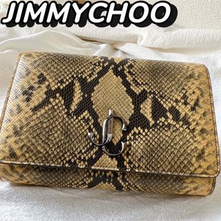 JIMMY CHOO - 新品　ジミーチュウ　クラッチバッグ ショルダーバッグ　2way パイソン柄