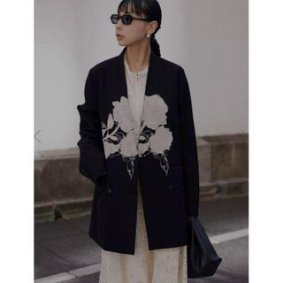 アメリヴィンテージ(Ameri VINTAGE)のAmeri vintage ROSE EMBROIDERY JACKET S(テーラードジャケット)