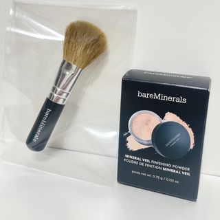 ベアミネラル(bareMinerals)のベアミネラル ミネラルベール フェイスパウダー　 フェイスブラシ　セット(フェイスパウダー)