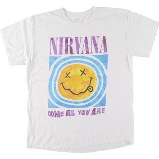 古着 NIRVANA ニルヴァ―ナ バンドTシャツ バンT メンズL /eaa453613(Tシャツ/カットソー(半袖/袖なし))