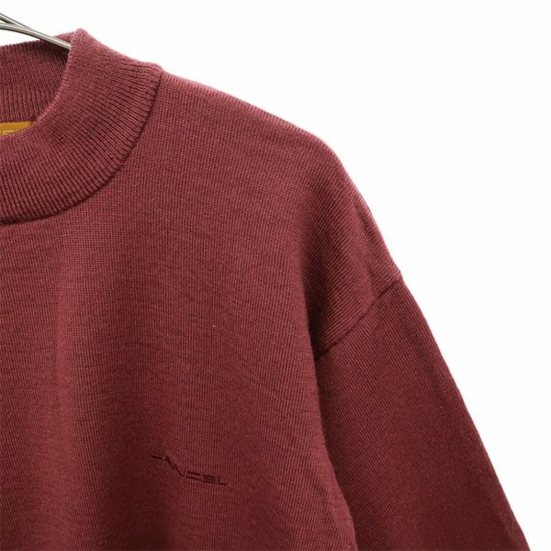 LANCEL - ランセル 日本製 ロゴ刺繍 長袖 ウール100% ニット M LANCEL - ランセル 日本製 ロゴ刺繍 長袖 ウール100% ニット M