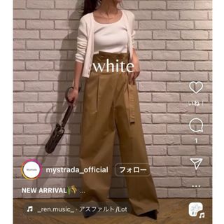 マイストラーダ(Mystrada)のマイストラーダ　アシメチノパンツ【新品】(チノパン)