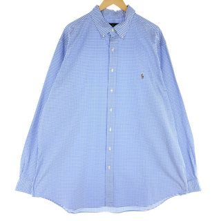 ラルフローレン(Ralph Lauren)の古着 ラルフローレン RALPH LAUREN 長袖 ボタンダウンチェックシャツ メンズXXL /eaa454274(シャツ)