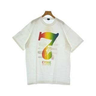 evoke イヴォーク Tシャツ・カットソー L 白 【古着】【中古】(Tシャツ/カットソー(半袖/袖なし))