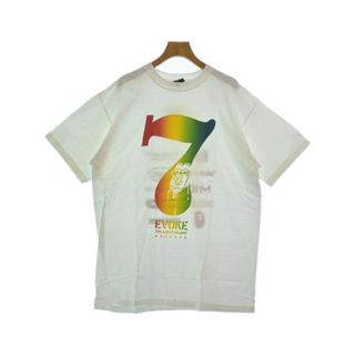 evoke イヴォーク Tシャツ・カットソー L 白 【古着】【中古】(Tシャツ/カットソー(半袖/袖なし))