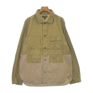 ナイジェルケーボン(Nigel Cabourn)のNIGEL CABOURN カジュアルシャツ 50(XL位) ベージュ 【古着】【中古】(シャツ)