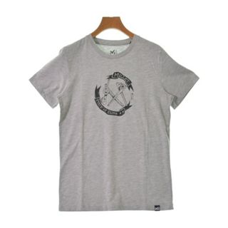 ミレー(MILLET)のMILLET ミレー Tシャツ・カットソー M グレーx黒 【古着】【中古】(Tシャツ/カットソー(半袖/袖なし))