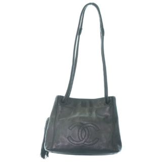 シャネル(CHANEL)のCHANEL シャネル トートバッグ - 黒 【古着】【中古】(トートバッグ)