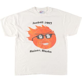 Hanes - 古着 90年代 ヘインズ Hanes BEEFY-T プリントTシャツ メンズL ヴィンテージ /eaa452361