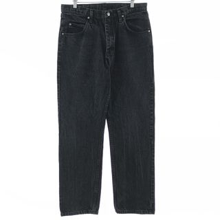 ラングラー(Wrangler)の古着 ラングラー Wrangler ブラックデニム テーパードデニムパンツ メンズw34 /eaa400267(デニム/ジーンズ)