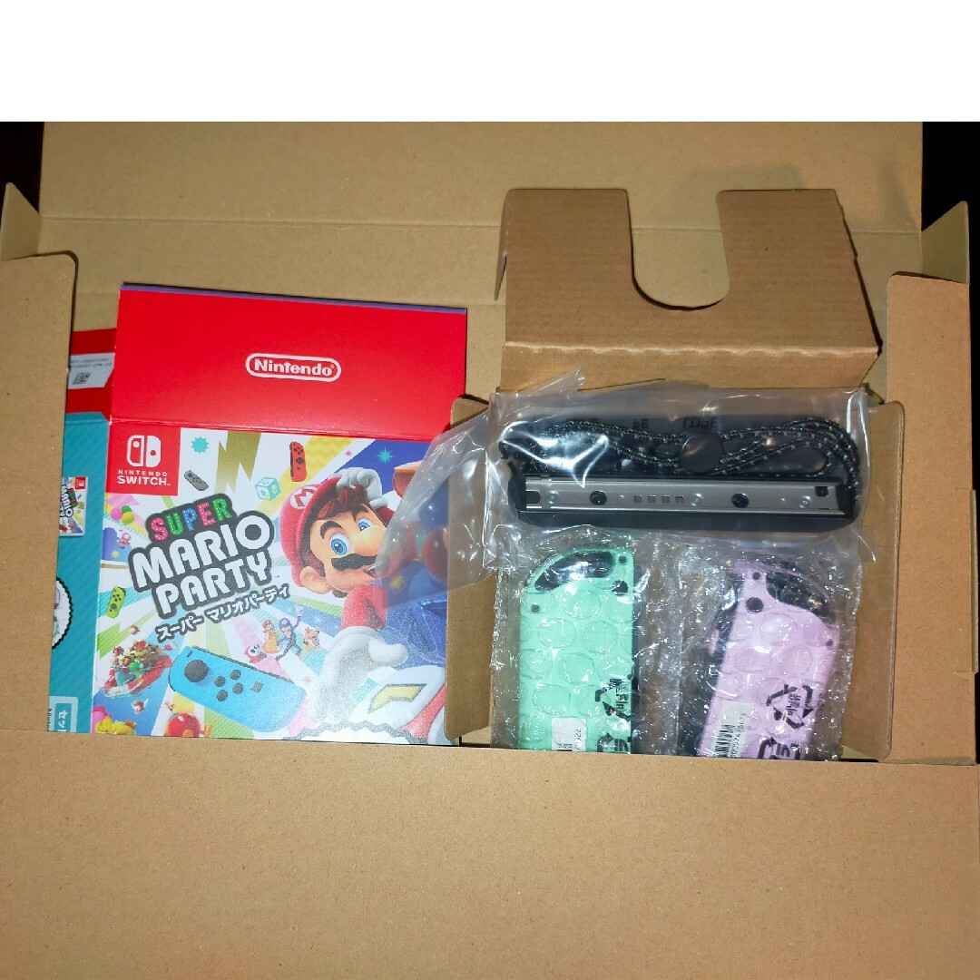 Nintendo Switch - Switch　ジョイコン　ネオンパープル/ネオングリーン　新品未使用