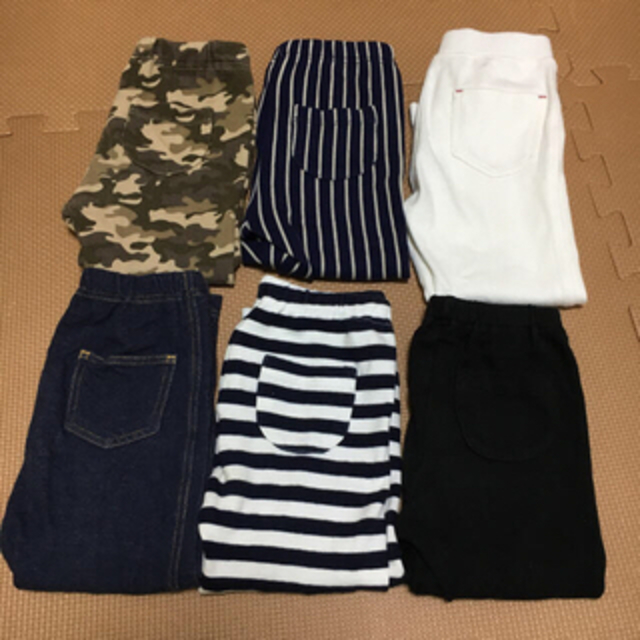 UNIQLO(ユニクロ)のユニクロ レギンス 90cm 6枚セット キッズ/ベビー/マタニティのキッズ服女の子用(90cm~)(パンツ/スパッツ)の商品写真