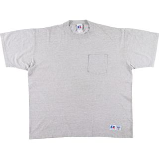 古着 ラッセル Russell バックプリント ポケットTシャツ メンズXL /eaa454529(Tシャツ/カットソー(半袖/袖なし))