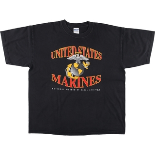 古着 ギルダン GILDAN USMC ミリタリープリントTシャツ メンズXL /eaa454553(Tシャツ/カットソー(半袖/袖なし))