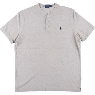 ラルフローレン(Ralph Lauren)の古着 ラルフローレン Ralph Lauren POLO RALPH LAUREN ヘンリーネック 半袖 ワンポイントロゴTシャツ メンズL /eaa453971(Tシャツ/カットソー(半袖/袖なし))