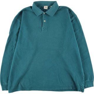 ギャップ(GAP)の古着 90年代 ギャップ GAP オールドギャップ 長袖 ポロシャツ メンズL ヴィンテージ /eaa453634(ポロシャツ)