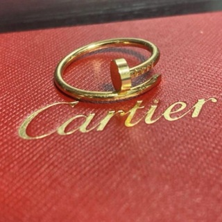 カルティエ(Cartier)の高級　人気　カルティエ　ジュストアンクル  k18YG リング　♯48(リング(指輪))