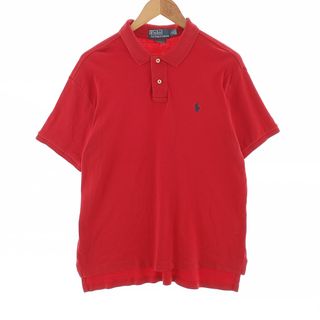 ラルフローレン(Ralph Lauren)の古着 ラルフローレン Ralph Lauren POLO by Ralph Lauren CUSTOM FIT 半袖 ポロシャツ メンズL /eaa400307(ポロシャツ)