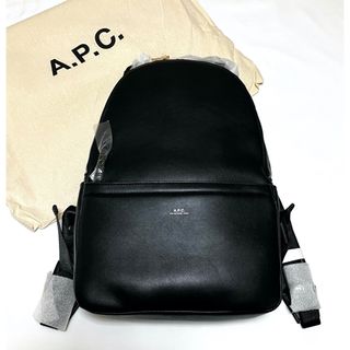 アーペーセー(A.P.C)の新品 24ss A.P.C. バックパック 黒 リュック バッグ 6387(バッグパック/リュック)