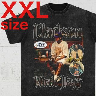 JordanClarkson　ジョーダンクラークソン　Tシャツ　ブラック　XXL(Tシャツ/カットソー(半袖/袖なし))