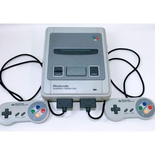 任天堂 - 昭和レトロ　SFC スーパーファミコン本体＆コントローラー2個セット