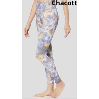 チャコット(CHACOTT)のチャコット　ヨガ　レギンス　スパッツ　タイダイ　L バレエ　ピラティス(レギンス/スパッツ)